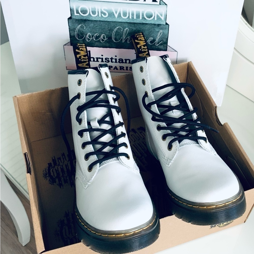 DR. MARTENS ZAVALA COMBAT BOOTS - Picture 3 of 7